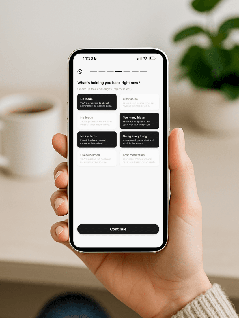 Tell Aseyi About Your Business - View 3