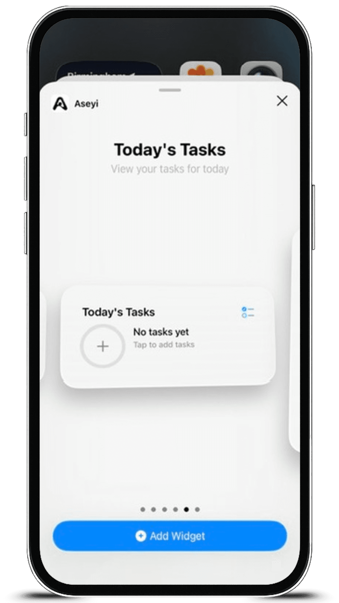 Aseyi iOS Widgets - Live Activities