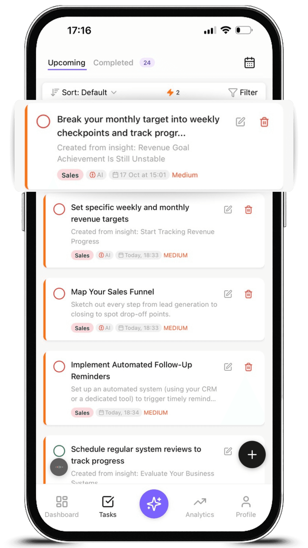 Aseyi Smart Tasks Interface